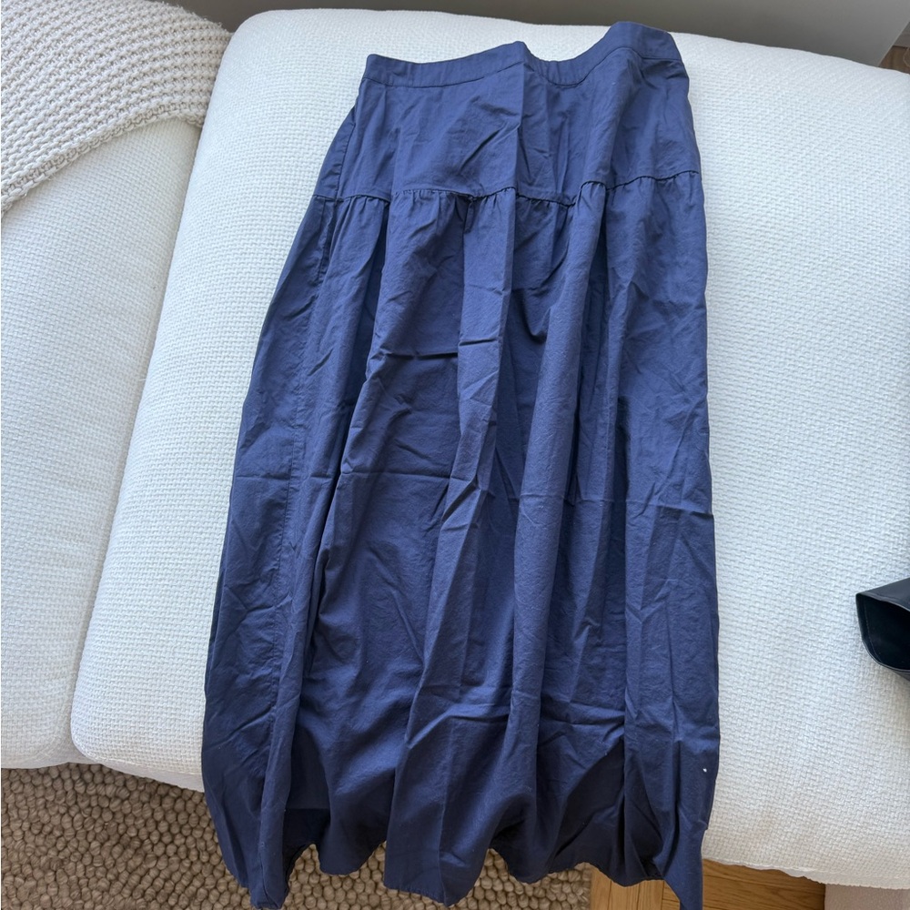Women's Navy  Maxi Skirt- tall